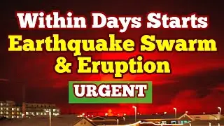 Hagafell Earthquake Swarms & Eruption Within Days, Iceland Svartsengi Grindavik Volcano Eruption