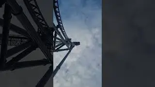 Kondaa first drop at WALIBI BELGIUM #kondaa #walibibelgium #walibi #rollercoaster #themepark #drop