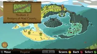 PixelJunk Monsters Ultimate, Gati Gati Island, Medium 2 - Bridges of Mad County (Regular difficulty)