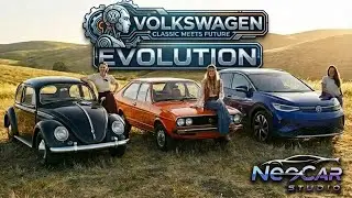 Volkswagen Evolution 1939 | From Beetle to Golf | Classic VW Cars Morphing with AI