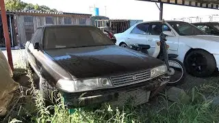 JZX81 車高調ワンオフ 　マーク2放置(;^_^A  JDM