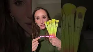 love my made by Mitchell Ombre makeup brush set #madebymitchell #makeupbrushes #makeupbrushset