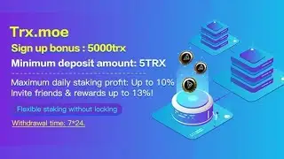 New Tron Trxsnm website live deposit and live withdraw details in my video