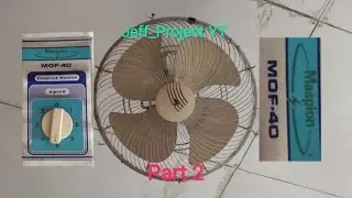 Very Rare Maspion MOF-40 Orbit Ceiling Fan with 4blades in My GrandParents House (part 2)