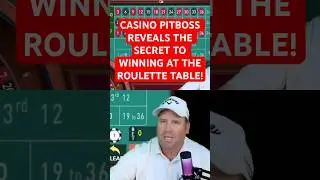 CASINO PITBOSS FINALLY REVEALS HIS SECRET ROULETTE STRATEGY! #best #roulettesystem #viral #short