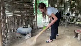Full Video -- 130 Days The Girl Leaves The City for the Village To Restore an Old House