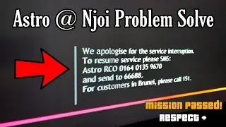We apologie for the service interruption | Njoi Problem | Astro Problem