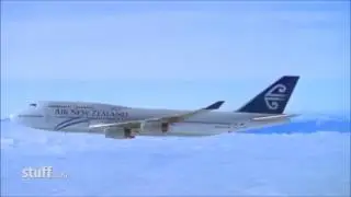 Last Air NZ Boeing 747 400 flies into history