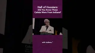 Знаете ли вы, что эти знаменитости родом из Индианы? #Hoosiers #Celebrities #Museum #Famous #Indi...