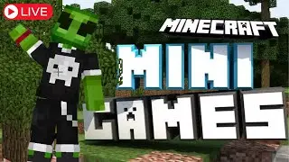[LIVE] Mini Games and Prison Tour Minecraft Survival Series with Bretdotcom and Friends PS5/PS4