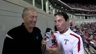 HOU@TEX: Nadal on his bobblehead night in Texas