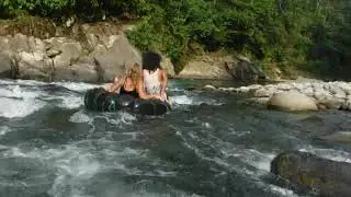 #tubing #bohorokriver #bukitlawang #indonesia Tubing down the river in bukit lawang