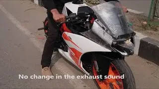 KTM RC 200 bs4 rpm exhaust sound......