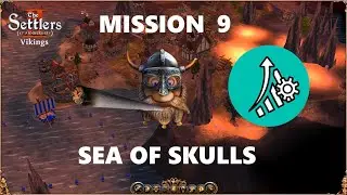 Maximum efficiency&trade; playthrough of Settlers 2 Vikings - Mission 9: Sea of skulls