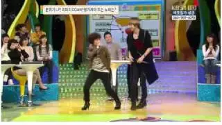 Thunder dance sing on imagination arcade (cheondung MBLAQ)