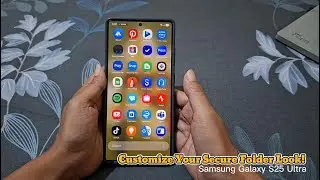 Как настроить значок и имя защищенной папки на Samsung Galaxy S25 Ultra