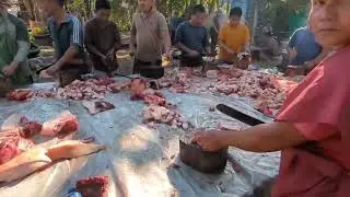 Meat cutting 🔪🔪🔪 shadi party 🎉