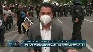 Daniel Koop berichtet live von der Corona Demo in Berlin
