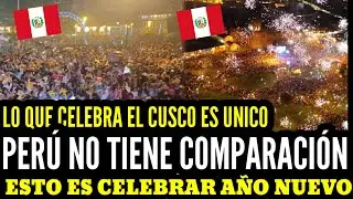 ¡SOLO EN PERÚ! Extranjeros Impresionados por cómo CUSCO celebra el AÑO NUEVO 2026