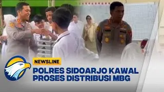 Polresta Sidoarjo Kawal Ketat Program Makan Bergizi Gratis Siswa - [Newsline Bisnis]