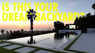 Part 4 Dream Backyard [360 DEGREE VANISHING EDGE POOL] #architecture #home #luxuryrealestate