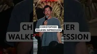 CHRISTOPHER WALKEN IMPRESSION #impressions #standupcomedy #comedyclips #christopherwalken #shorts