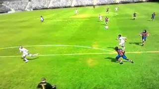 Real Madrid rainbow kick on Barcelona