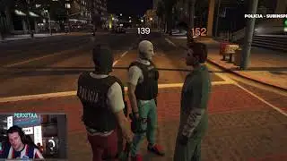 Protesta contra los  hackers (tormentas) en SpainRP GTA V role play