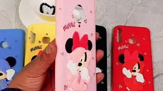 Trendy Colourful Mickey And Minnie Soft Case ‐ on2557