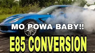 C7 CORVETTE STINGRAY E85 CONVERSION / FLEX FUEL SENSOR INSTALLATION