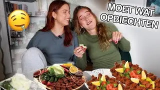 CIG KOFTE MUKBANG met ANNA  | Kristina K ❤