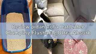 Review pidan Tofu Cat Litter Clumping,Flushable,Ultra Absorbent and Fast Drying, 100% Natural Ingred