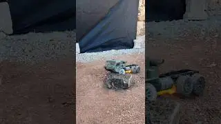RC TRUCK Fire!!  #wars #crackeresxperiment #rctruck #crackers #offroad #firetrick #armymen