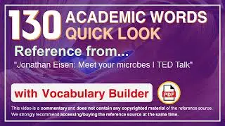 130 Academic Words Quick Look Ref from 