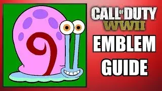 COD: WW2 - GARY THE SNAIL! - Emblem Guide (SpongeBob SquarePants!)