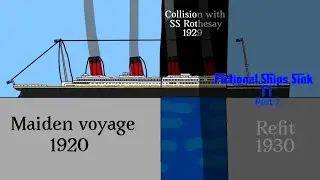 Fictional Ships Sink 11: Part 2 SS Launceston's Maiden Voyage and 1930s refit