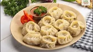🌿 Without Maida| Suji Veg Momo | Healthy & Easy Steamed Momos Recipe