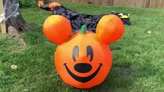Gemmy 2011 Halloween Inflatable Mickey Pumpkin