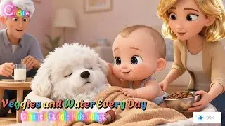 Veggies and Water Every Day | Learn Fruits & Animals | Alphabet Learning Video | Cuddle Kids Songs