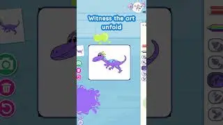 Learn to Color a Velociraptor | SplashLearn Coloring Games for Kids #shorts