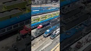 Amtrak Yard in Philadelphia, PA #railfaning #trains #amtrak