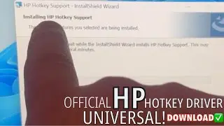 Поддержка драйверов HP Hotkey для большинства моделей &mdash; Windows 11, 10, 7, 8/8.1
