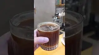 cold americano #doubleespresso #workstation #coffeetasting #simsimtv