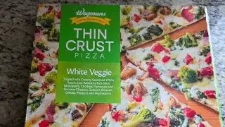 Wegman's White Veggie Thin Crust Pizza Review #pizza #pizzalover #wegmans