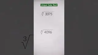 Cube Root Trick 😍 #shortsfeed #shorts #mathstricks