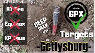 Metal Detecting Deep! Deep! Deep! Targets in Gettysburg Early in (2019)😱