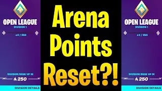 This is why your arena points just got reset...