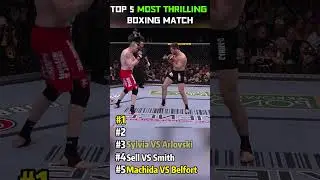 TOP 5 The Most Thrilling  Elimination Match #ufc #mma #boxing#knockout