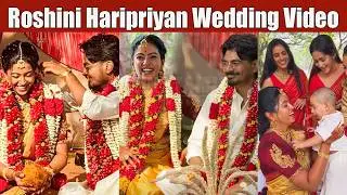 Roshini Haripriyan💞 Sundaramurthy Wedding Video😍| Bharathi Kannamma Serial Actress Roshini Marriage