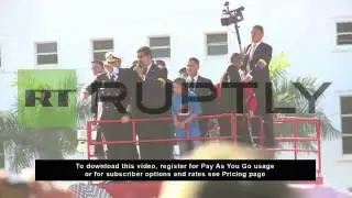 Venezuela: Maduro leads Caracas crowd in mourning for Chavez